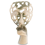 Маска ручной работы деревянная резная Beauty Mask варинант исполнения - 1 | Loft Concept в Ульяновске