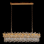 Люстра с декоративными элементами в виде крупных хрустальных цветов Palace Gardens варинант исполнения - 2 | Loft Concept в Ульяновске