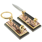 Настольный письменный набор из яшмы Manager Organizer варинант исполнения - 9 | Loft Concept в Ульяновске