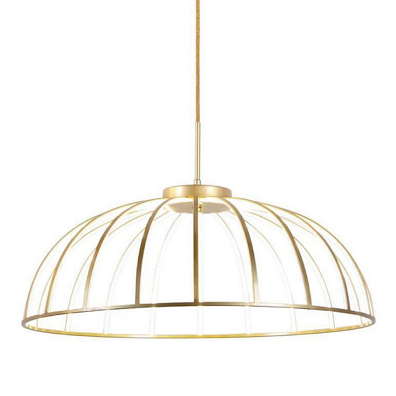 Подвесной светильник Brass Modern FRITURE VERTIGO PENDANT  Матовая латунь Белый в Ульяновске | Loft Concept 