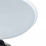 Кофейный столик с круглой столешницей и мраморным основанием Steel Reliability варинант исполнения - 4 | Loft Concept в Ульяновске