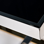 Столик журнальный квадратный с основанием в оттенках хром и золото Harmony Color and Shapes варинант исполнения - 2 | Loft Concept в Ульяновске