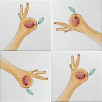 Плитка дизайнерская с рисунком Лимон варинант исполнения - 1 | Loft Concept в Ульяновске