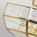 Потолочный светильник шестигранной формы с прозрачными стеклянным плафоном Elstead Lighting варинант исполнения - 12 | Loft Concept в Ульяновске