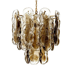 Люстра из круглых стеклянных элементов Vienna варинант исполнения - 1 | Loft Concept в Ульяновске