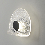 Бра из текстурированного прозрачного стекла с изогнутым краем Textured Glass  варинант исполнения - 2 | Loft Concept в Ульяновске