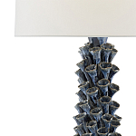 Настольная лампа с корпусом из цветков колокольчика Cascade of Blue Flowers варинант исполнения - 1 | Loft Concept в Ульяновске