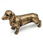 Статуэтка такса с реалистичными деталями и гладкой поверхностью Dachshund Style варинант исполнения - 1 | Loft Concept в Ульяновске