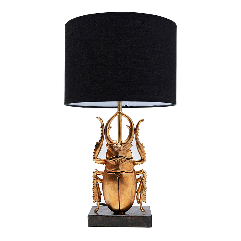 Настольная лампа Золотой жук Черный Золотой в Ульяновске | Loft Concept 