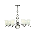 Люстра с матовыми конусными плафонами и декоративными элементами в форме шаров Hinkley варинант исполнения - 14 | Loft Concept в Ульяновске