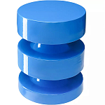 Столик приставной фигурный синий Curly Blue Table варинант исполнения - 1 | Loft Concept в Ульяновске