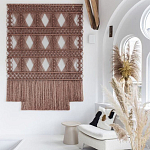 Панно Макраме коричневый цвет  варинант исполнения - 2 | Loft Concept в Ульяновске