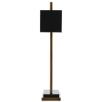 Настольная лампа прямоугольная с черным абажуром Strictness of Forms варинант исполнения - 3 | Loft Concept в Ульяновске