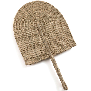 Африканский плетеный веер S-3