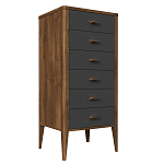 Комод из массива бука с 6-ю ящиками Tasteful Furniture варинант исполнения - 1 | Loft Concept в Ульяновске