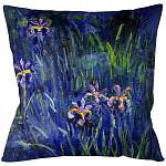 Подушка декоративная Ирисы Impressionism in Art варинант исполнения - 1 | Loft Concept в Ульяновске