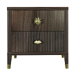 Тумба прикроватная с двумя ящиками Elsa Dreams Walnut варинант исполнения - 5 | Loft Concept в Ульяновске