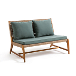 Садовый 2-х местный диван с каркасом из акации Green варинант исполнения - 1 | Loft Concept в Ульяновске