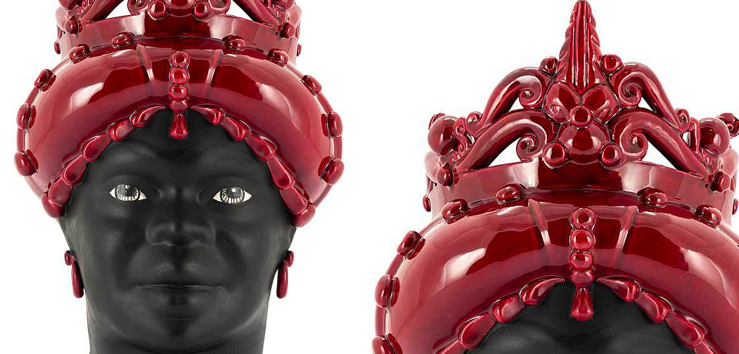 Ваза VASE MORO LADY MED. MAT H45 burgundy Ваза VASE MORO LADY MED. MAT H45 burgundy - Loft-Concept в Ульяновске