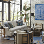 Приставной стол с металлическим золотым  основанием и чёрной столешницей Paradigm варинант исполнения - 2 | Loft Concept в Ульяновске