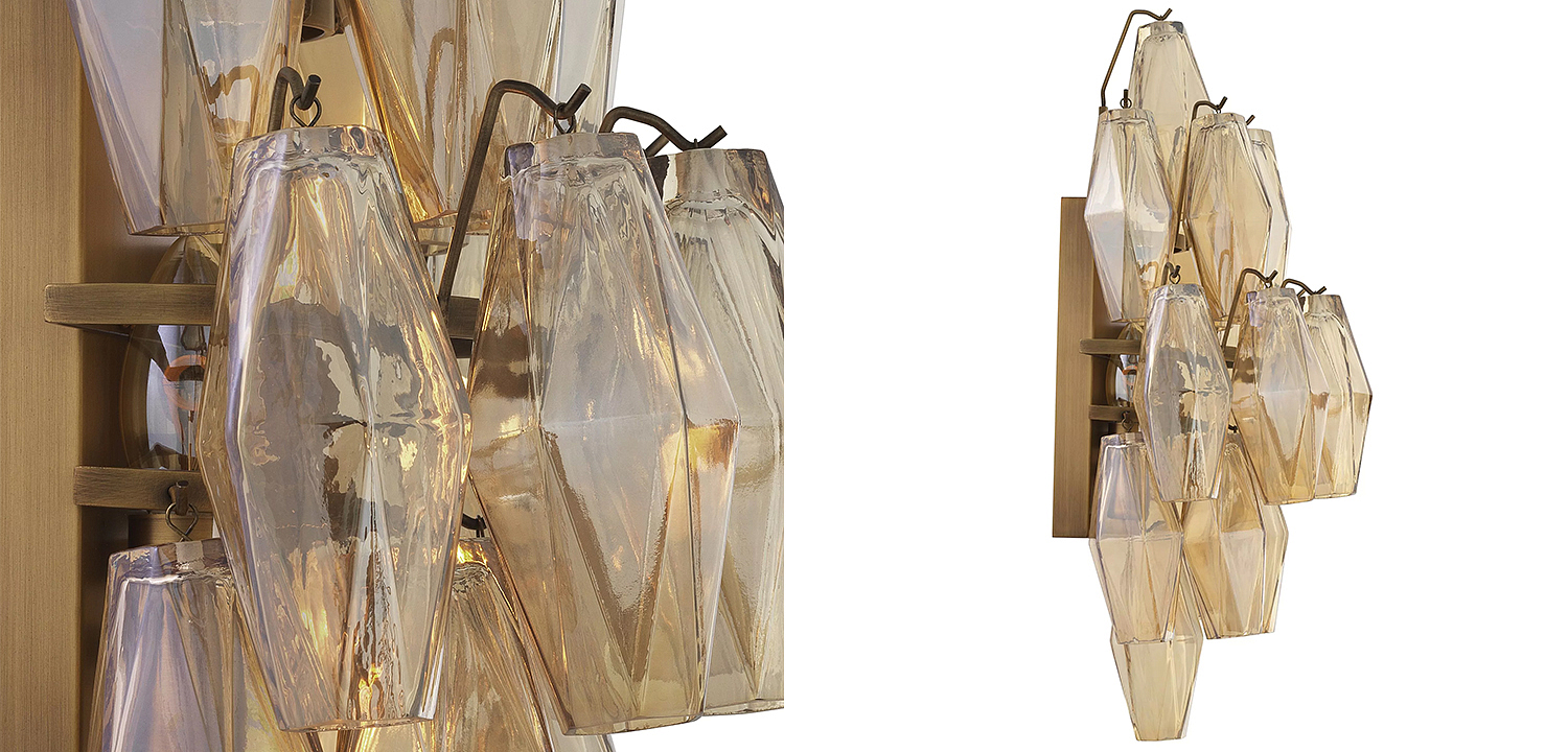 Бра Eichholtz Wall Lamp Benini Amber Бра Eichholtz Wall Lamp Benini Amber - Loft-Concept в Ульяновске