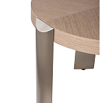 Столик журнальный круглый со светлым шпоном Light Veneer Table варинант исполнения - 6 | Loft Concept в Ульяновске