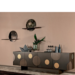 Дизайнерский комод с декором в виде круглых элементов на фасаде Matisse варинант исполнения - 4 | Loft Concept в Ульяновске