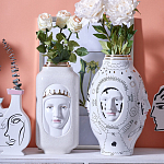 Ваза с золотисто-белыми фрагментами Faces of Imagination варинант исполнения - 3 | Loft Concept в Ульяновске