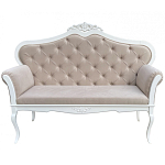 Диван в стиле прованс Montmartre Provence Sofa Beige White варинант исполнения - 1 | Loft Concept в Ульяновске