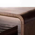 Кофейный стол из дерева с ящиком и нишей для хранения Coffee Walnut Table варинант исполнения - 6 | Loft Concept в Ульяновске