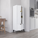 Комод белый с 4-мя дверцами на металлических ножках SPARK MULTIPURPOSE CABINET WHITE варинант исполнения - 7 | Loft Concept в Ульяновске