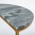 Кофейный столик с подстольем из металла Halves варинант исполнения - 2 | Loft Concept в Ульяновске