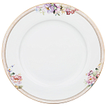 Сервиз столовый из фарфора белый с цветочным принтом на 6 персон 23 предмета Flower Porcelain Collection варинант исполнения - 3 | Loft Concept в Ульяновске