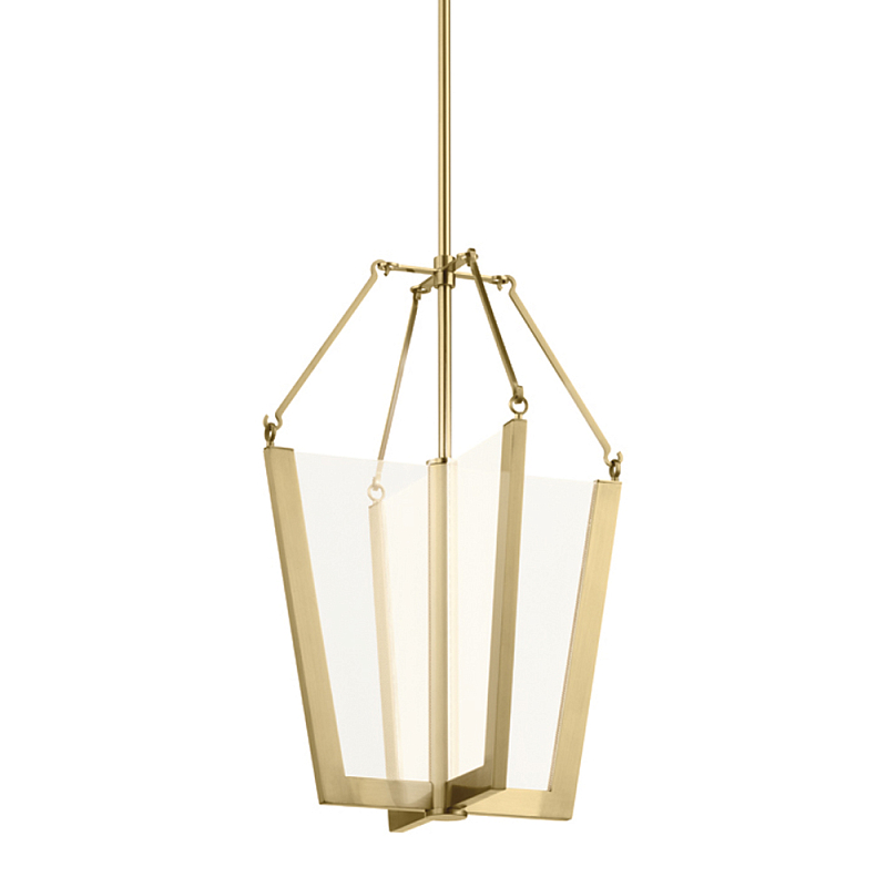 Подвесной светильник золотого цвета в форме фонаря Kichler Золотой в Ульяновске | Loft Concept 