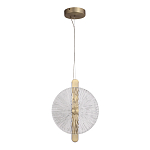 Подвесной светильник с круглым стеклянным плафоном Gingham варинант исполнения - 5 | Loft Concept в Ульяновске