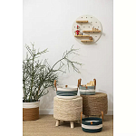 Корзина для хранения с ручками Interlacement Green  варинант исполнения - 6 | Loft Concept в Ульяновске