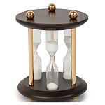 Часы круглые настольные Time Forward песочные варинант исполнения - 1 | Loft Concept в Ульяновске