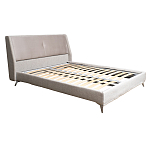 Кровать двуспальная серая Heart of the Bedroom варинант исполнения - 1 | Loft Concept в Ульяновске