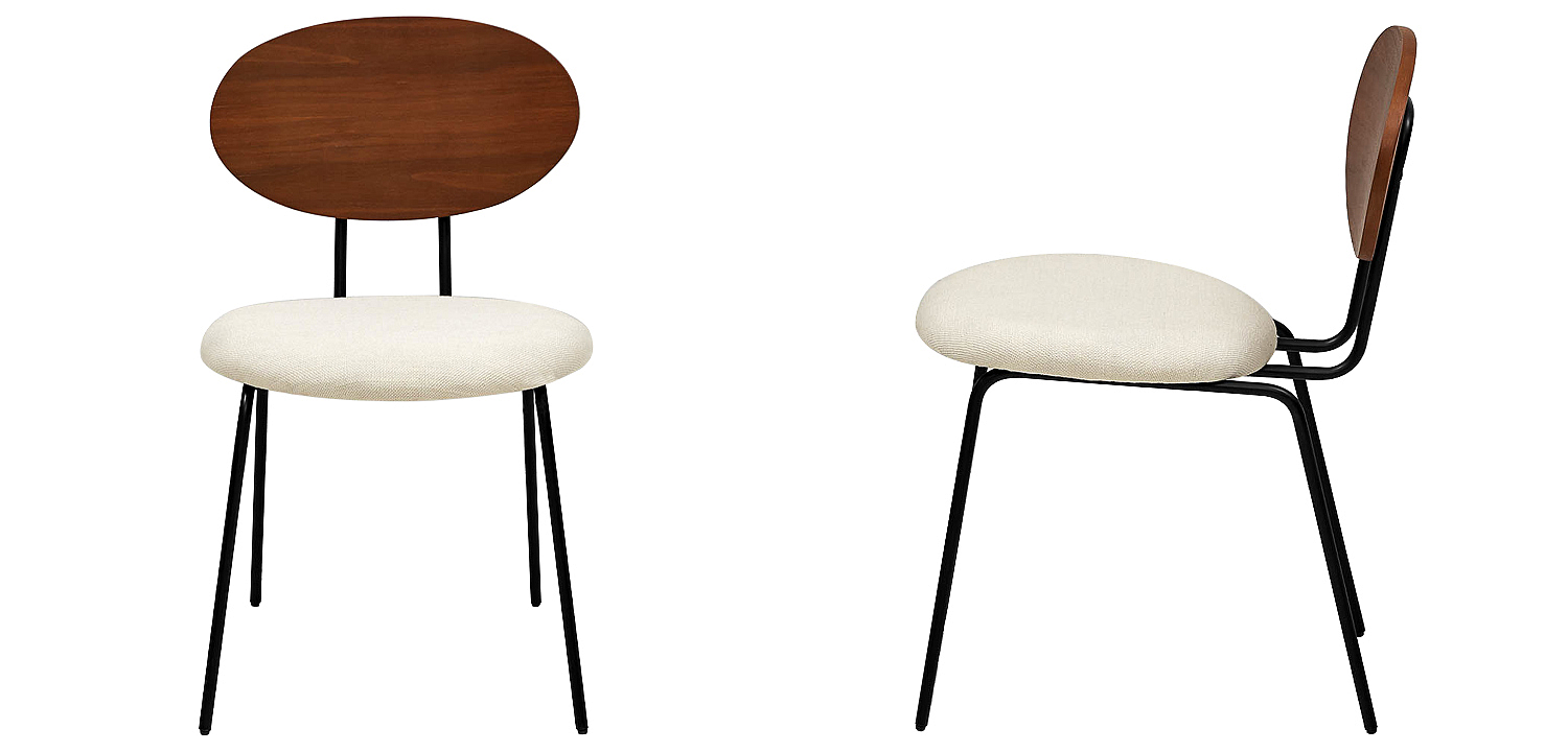 Стул на металлических ножках с деревянной спинкой Ram Loft Chair Стул на металлических ножках с деревянной спинкой Ram Loft Chair - Loft-Concept в Ульяновске