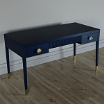 Письменный стол Elsa Dreams Blue Шпон дерево с двумя ящиками варинант исполнения - 2 | Loft Concept в Ульяновске