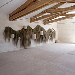 Большая дизайнерская Инсталляция из соломы RAFFIA Installation  варинант исполнения - 6 | Loft Concept в Ульяновске