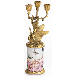 Фарфоровый подсвечник Лебедь с ангелом Asse варинант исполнения - 3 | Loft Concept в Ульяновске