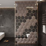 Гипсовая 3D панель с принтографией PM-30 варинант исполнения - 3 | Loft Concept в Ульяновске