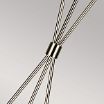 Торшер на трех тонких перекрещенных ножках с белым конусным абажуром из льна Feiss варинант исполнения - 7 | Loft Concept в Ульяновске