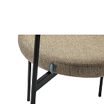 Стул металлический с мягкой спинкой и сиденьем Alfie Chair варинант исполнения - 9 | Loft Concept в Ульяновске