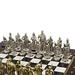 Шахматы в ларце из натуральных камней Долерит Малахит Мрамор Decorative Thematic Chess Русь варинант исполнения - 3 | Loft Concept в Ульяновске