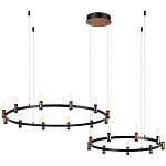 Люстра подвесная с цилиндрическими плафонами на двух круглых подвесах  Arnaut Light варинант исполнения - 4 | Loft Concept в Ульяновске