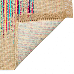 Ковер с геометрическим узором из комбинированного состава Full rhythm варинант исполнения - 4 | Loft Concept в Ульяновске