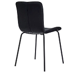 Стул черный с обивкой из велюра Black Archie Chair варинант исполнения - 3 | Loft Concept в Ульяновске