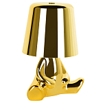 Настольная лампа фигурная золотого цвета с гладким абажуром Высота 16 см Sophia варинант исполнения - 2 | Loft Concept в Ульяновске